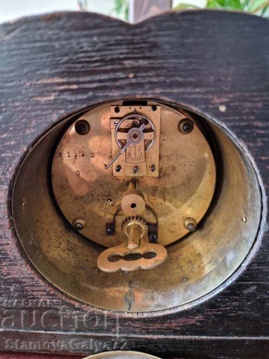 Σπάνιο αντίκα γαλλικό επιτραπέζιο ρολόι Bayard - 7 Σπάνιο αντίκα γαλλικό επιτραπέζιο ρολόι Bayard - 7