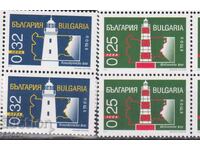 Καθαρές γραμματόσημες Φάροι Θάλασσας 2001 από Βουλγαρία