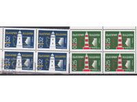 Καθαρές σφραγίδες σε φάκελο Φάροι Θάλασσας 2001 από Βουλγαρία