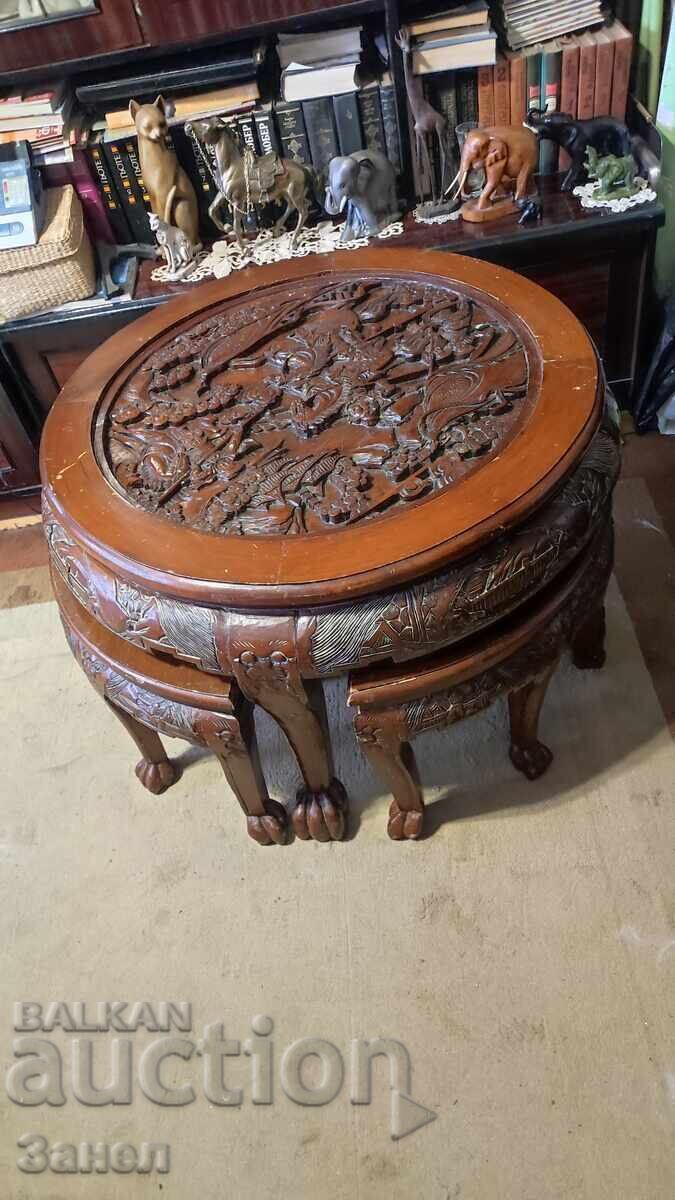 Τραπεζάκι ξυλόγλυπτο - 5