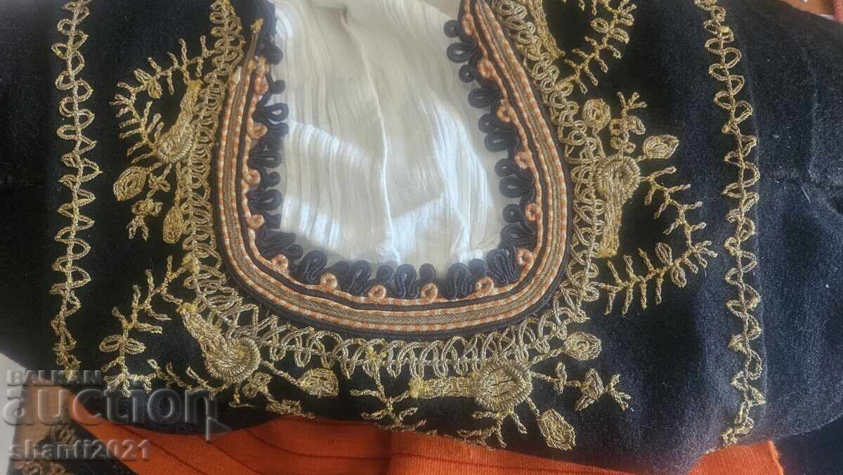 19th Century Authentic Costume, Gold Gimp - 5 19th Century Authentic Costume, Gold Gimp - 5