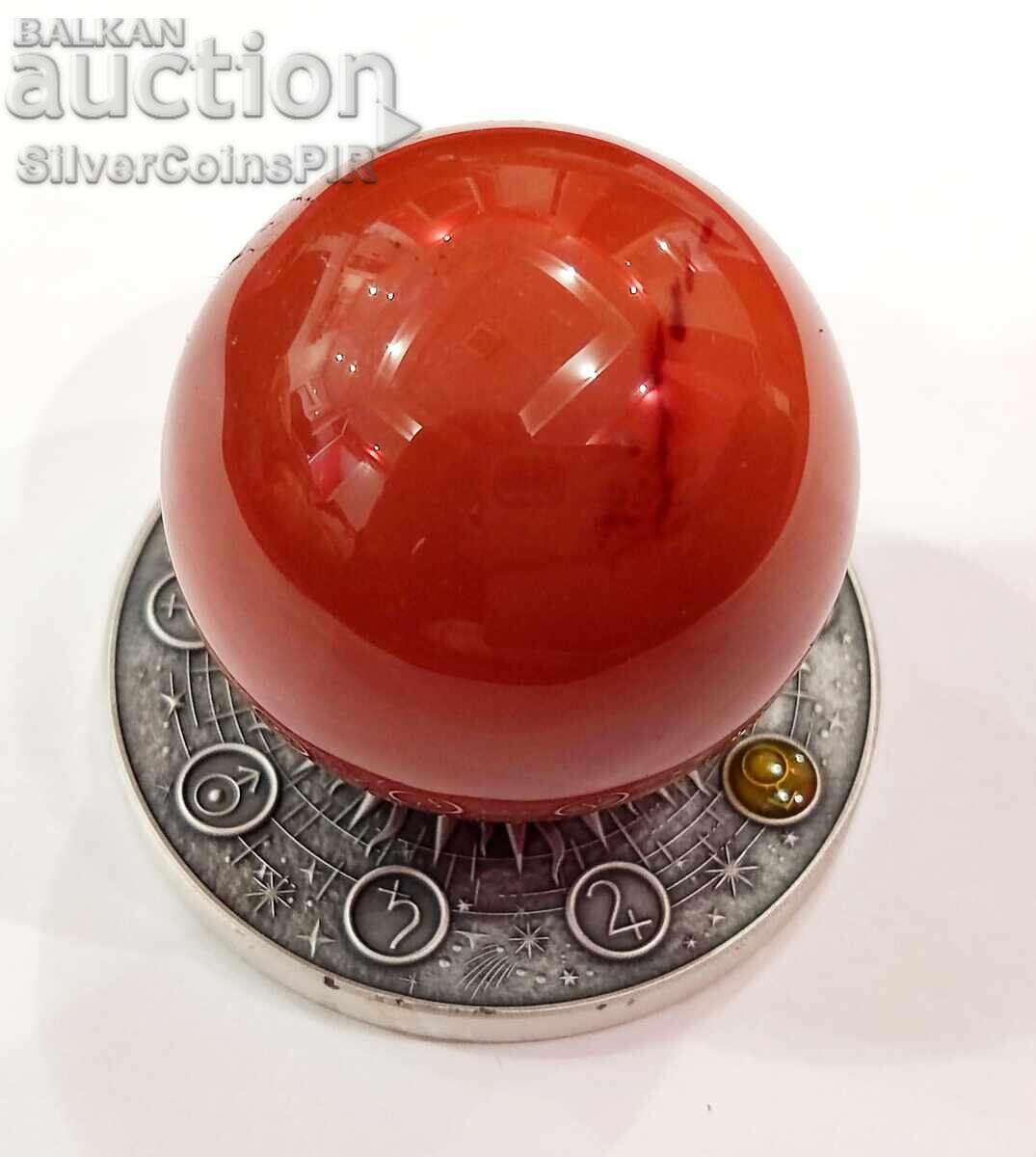 Сребро 2 оz Марс Слънчева Система 2024 Гана - 7 Сребро 2 оz Марс Слънчева Система 2024 Гана - 7