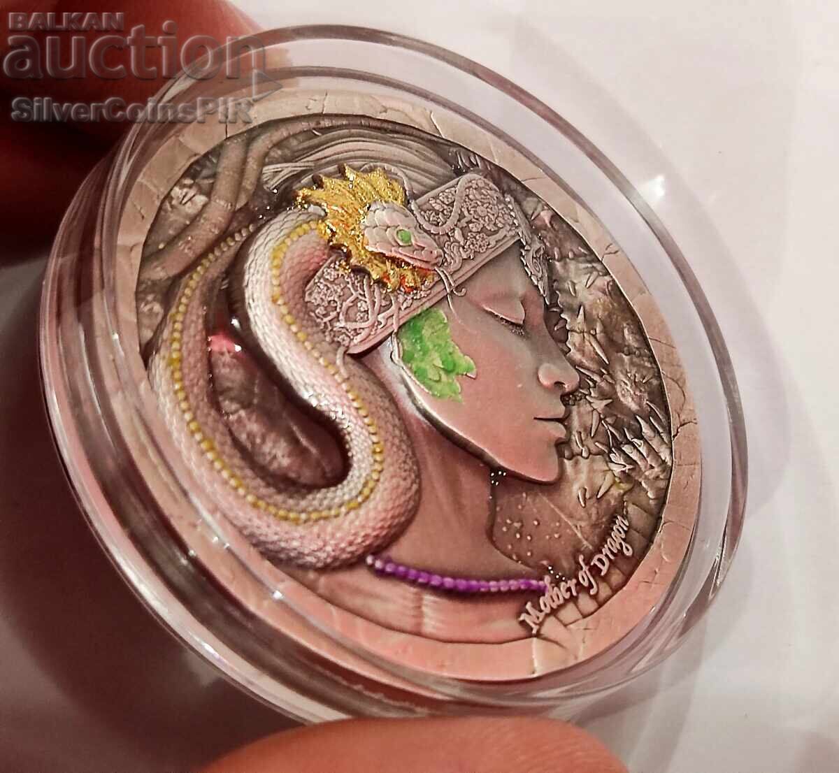 Auction Silver 2 oz Mother of Dragons 2025 Cameroon Auction Silver 2 oz Mother of Dragons 2025 Cameroon