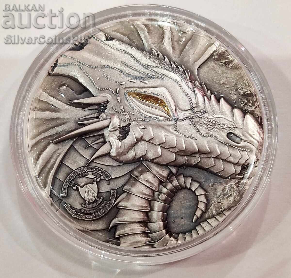 Delivery of Silver 2 oz Mother of Dragons 2025 Cameroon Delivery of Silver 2 oz Mother of Dragons 2025 Cameroon