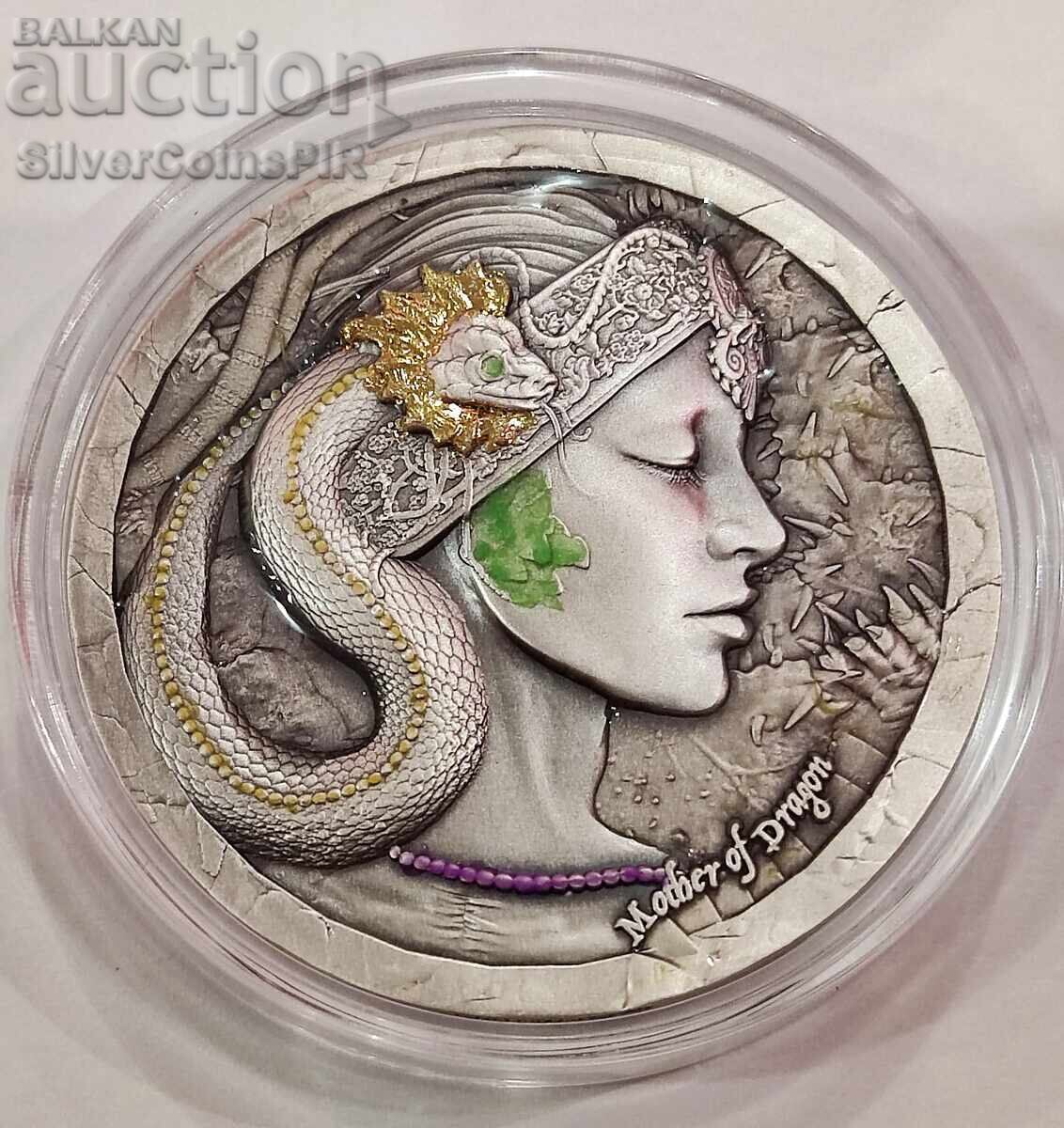 Silver 2 oz Mother of Dragons 2025 Cameroon Silver 2 oz Mother of Dragons 2025 Cameroon