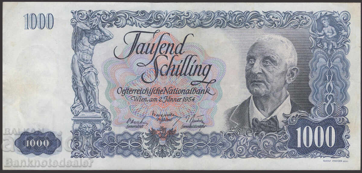 Austria 1000 Șilingi 1954 Pick 135
