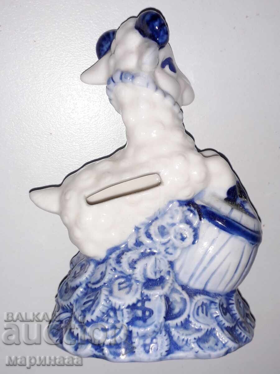 FIGURINE-PIGGY BANK. PORCELAIN with price 1.50 BGN | € 0.77