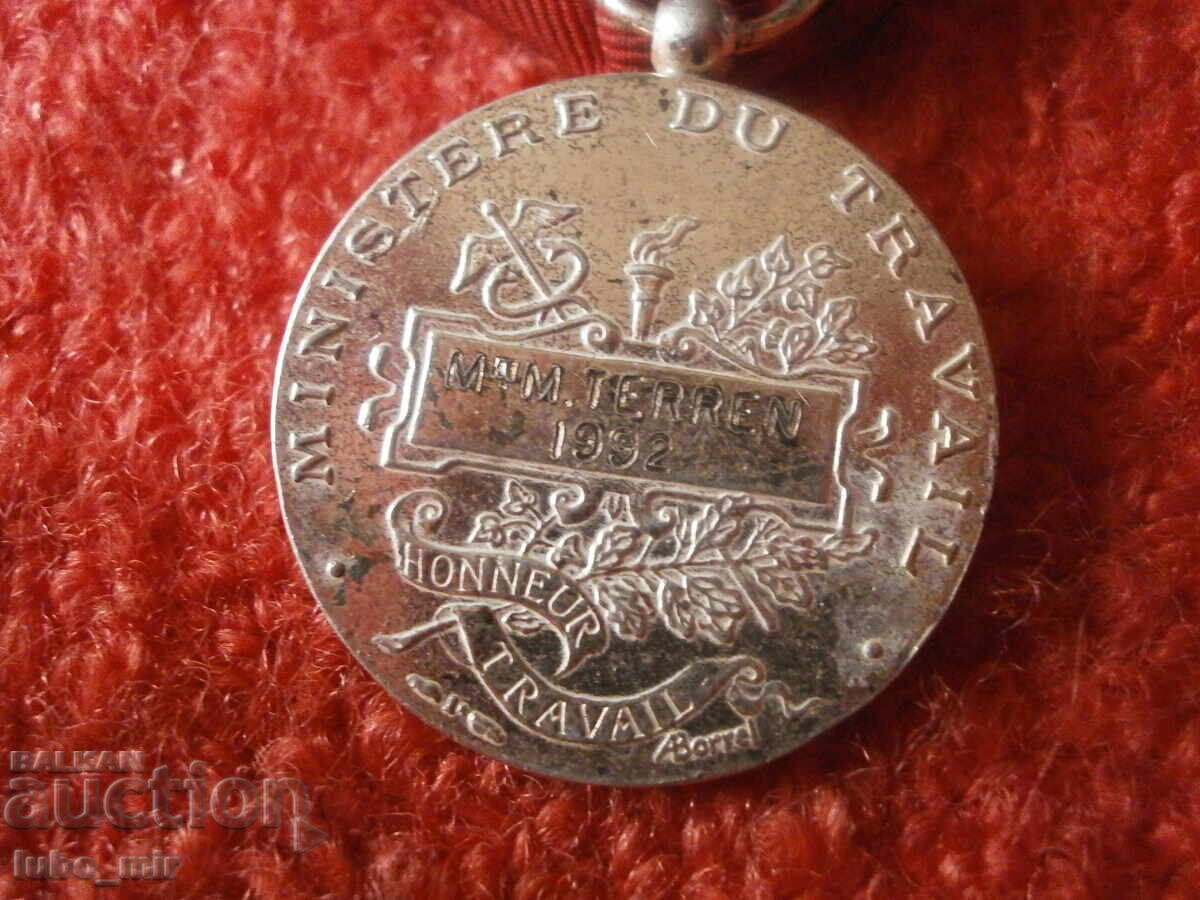 Livrarea MEDALIE FRANCEZĂ VECHE - ARGINT