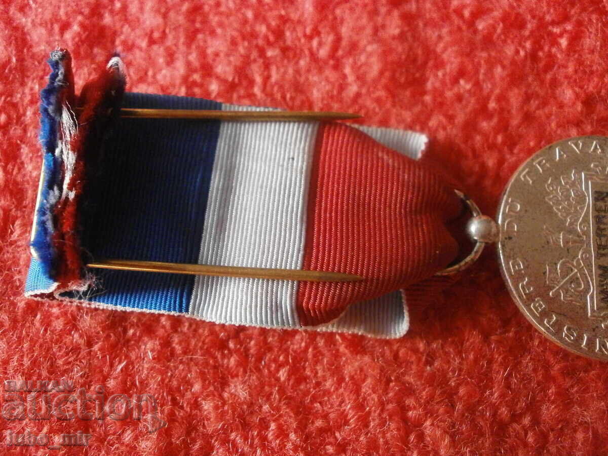 MEDALIE FRANCEZĂ VECHE - ARGINT - 5