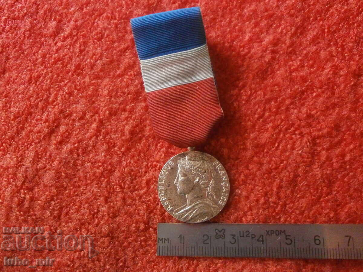 MEDALIE FRANCEZĂ VECHE - ARGINT - 6