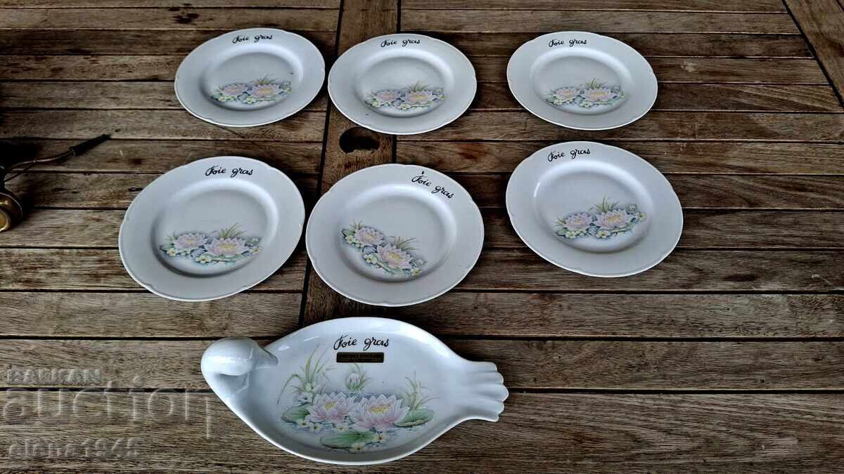Γαλλικό σερβίς για φουά γκρα