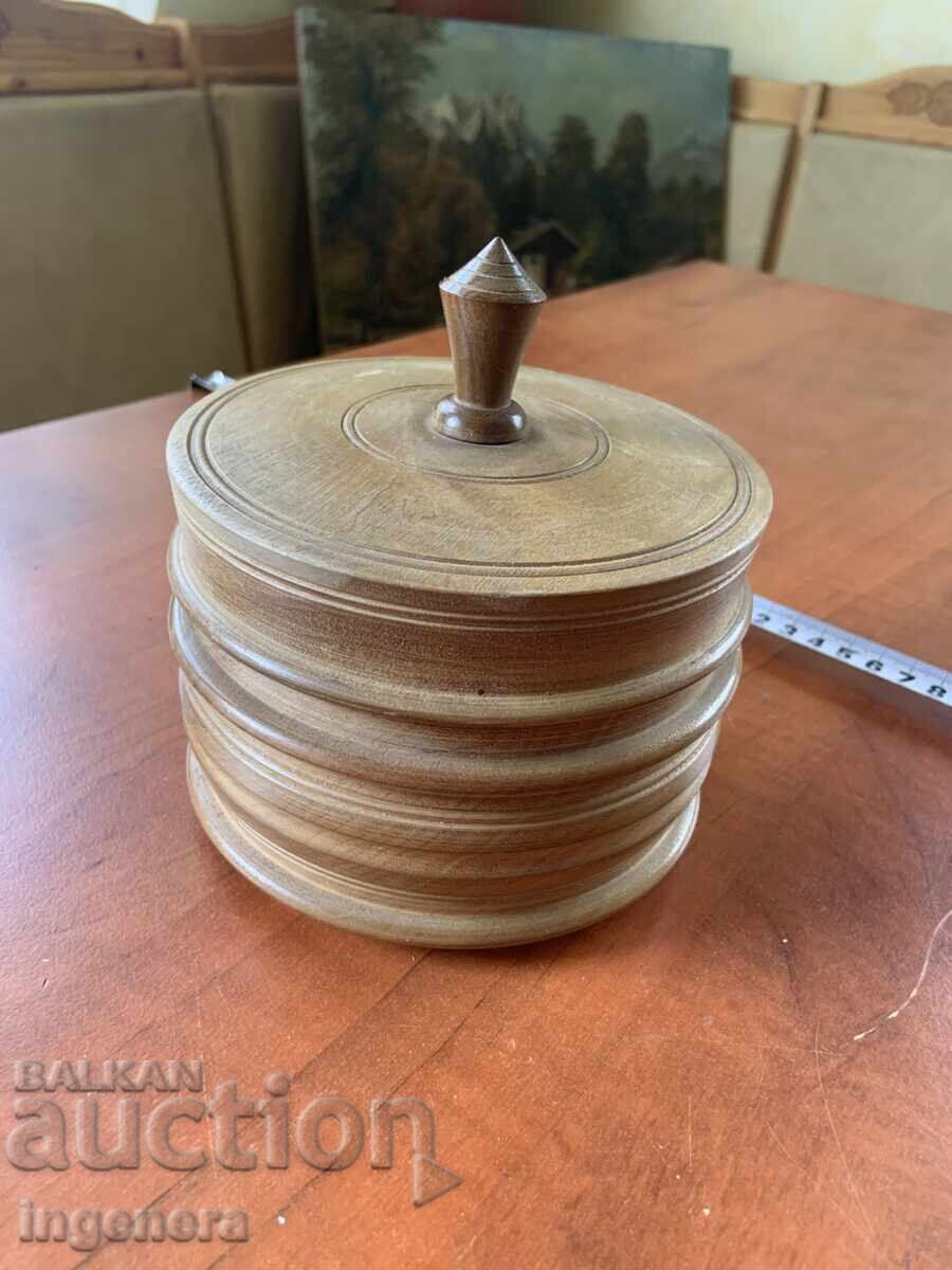 Cigarette Case and Lighter - Walnut Wood