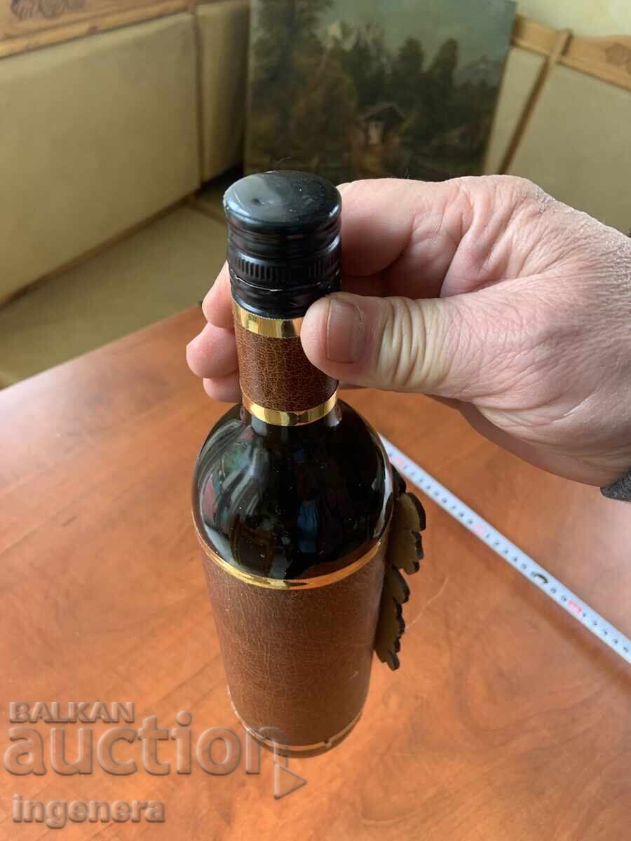 GLASS BOTTLE SIGN WOOD - 5