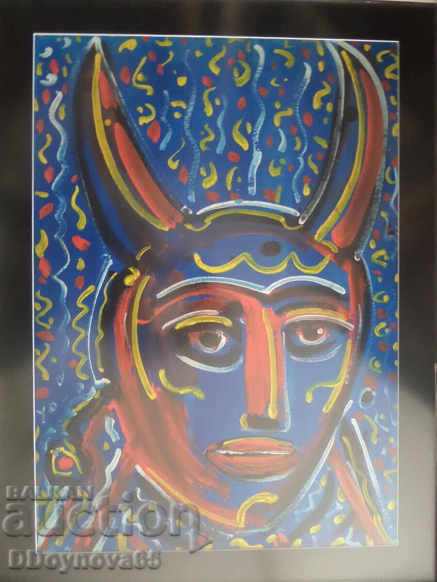 Iovo Iovchev "Kuker", ulei pe carton - 5