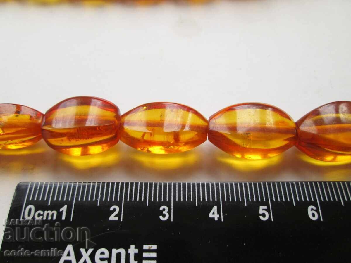 Доставка на Старо дамско кехлибарено колие гердан естествен кехлибар