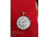 Παλαιό ρολόι τσέπης, Γαλλία, ασήμι