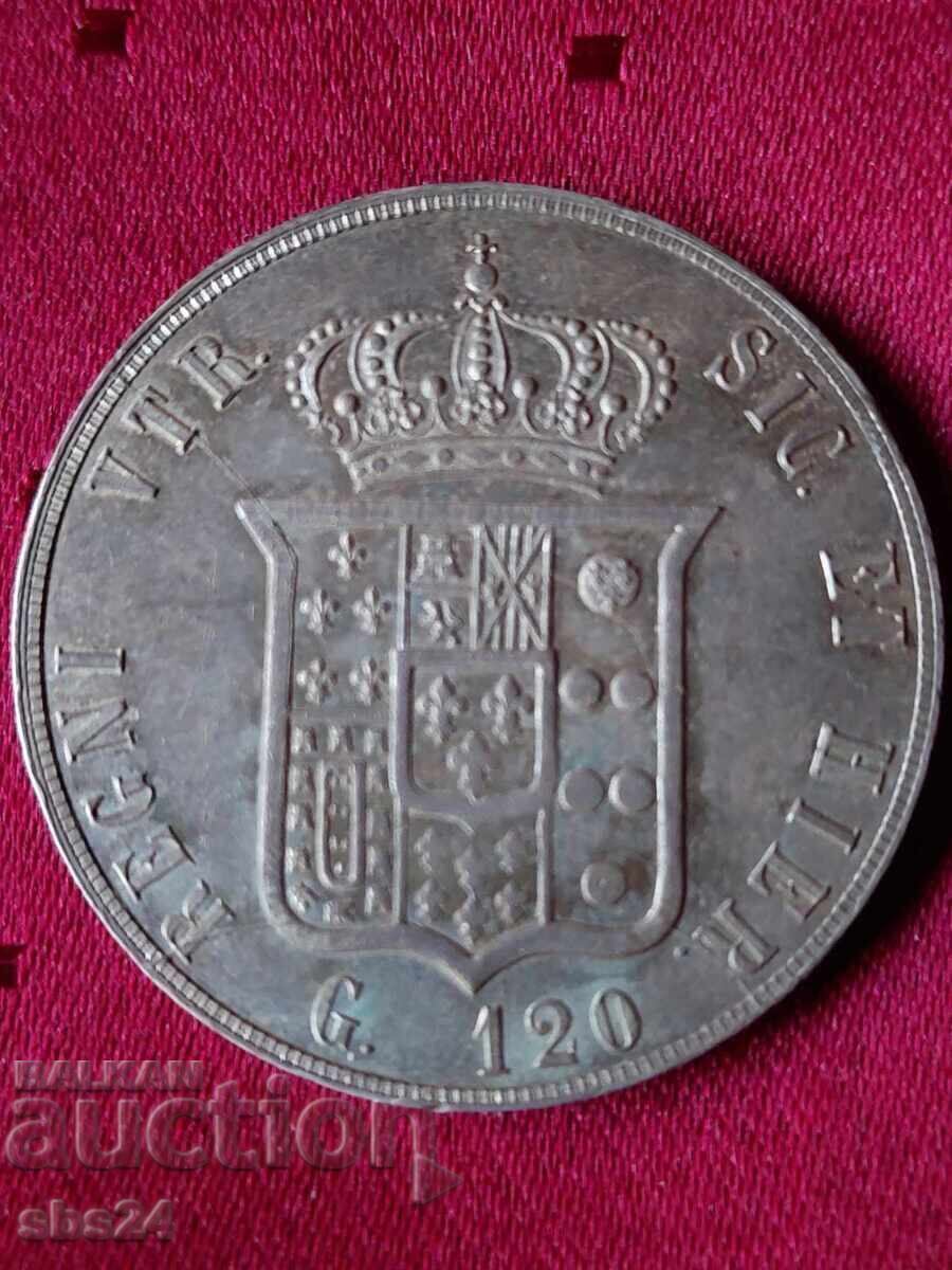 Δύο Σικελίες 120 γρανa 1859