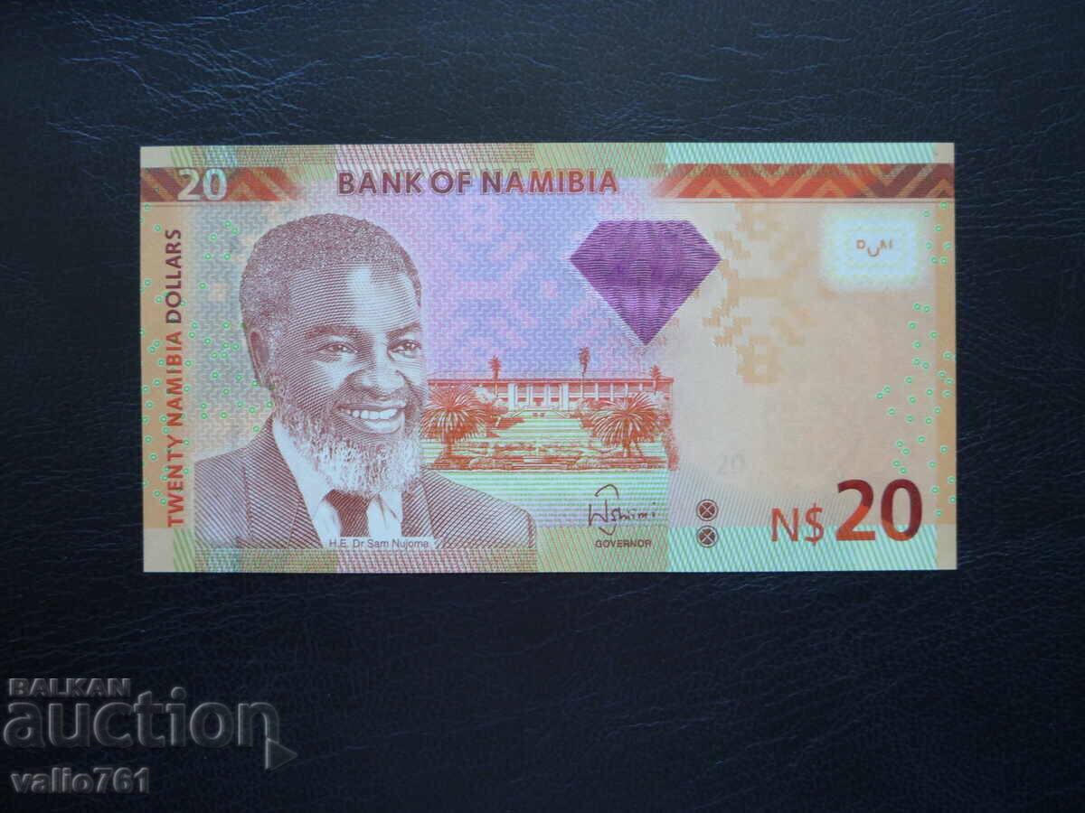 NAMIBIA 20 DOLLARS 2013 NEW UNC
