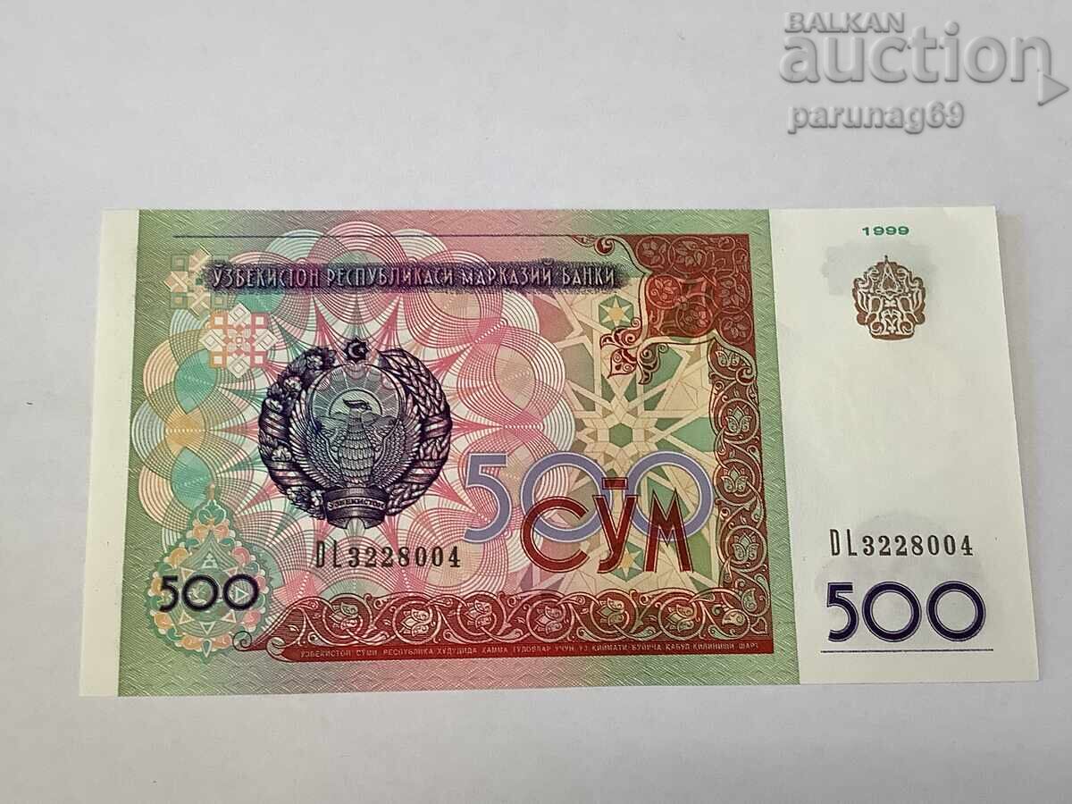 Узбекистан 500 сум 1999 година UNC