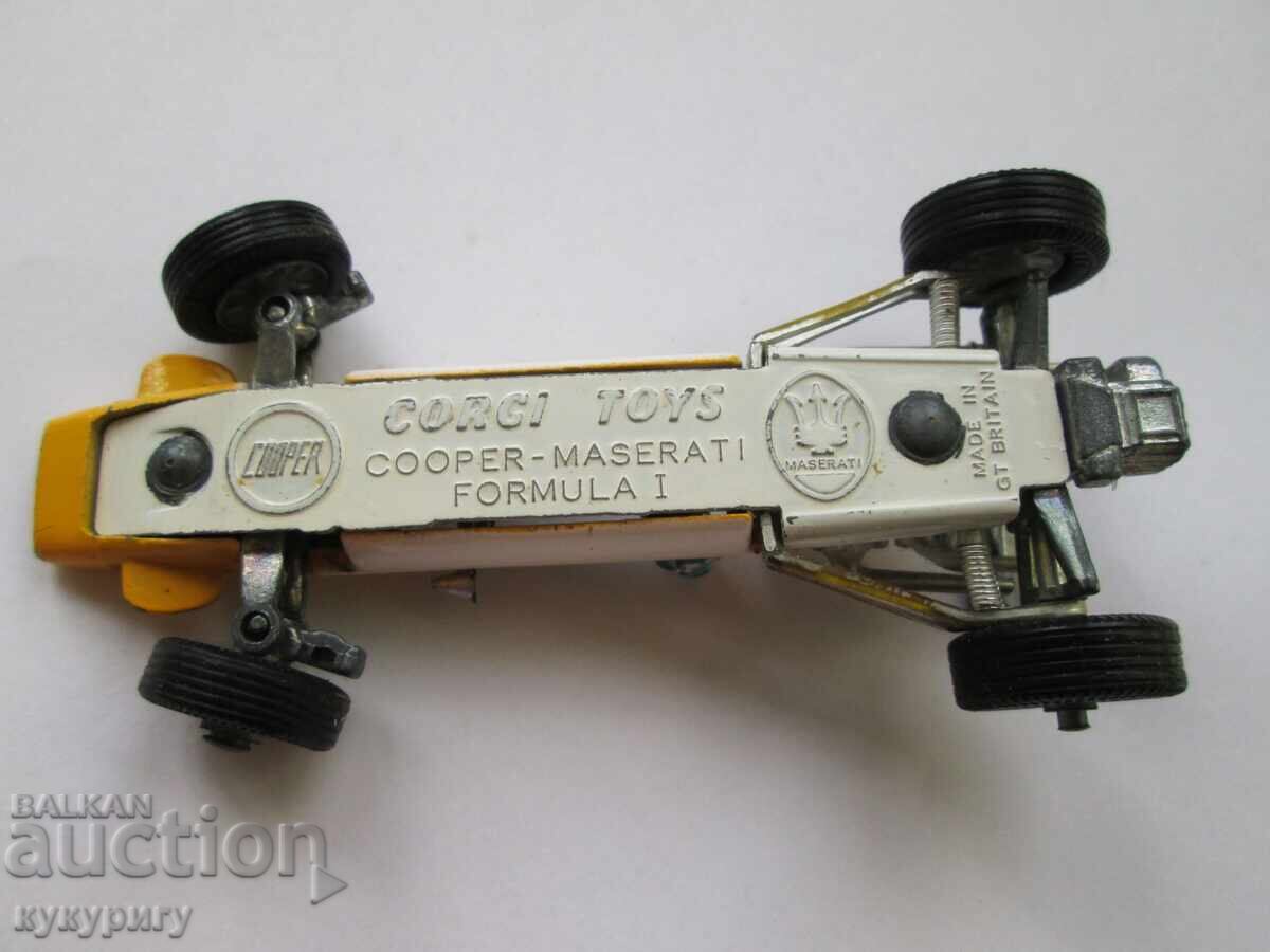Доставка на Старa метална количка Corgi Toys COOPER-MASERATI F1