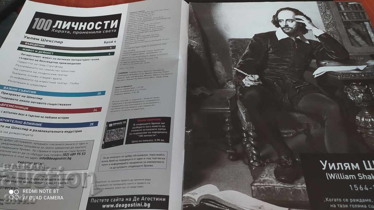 100 People. The People Who Changed the World, Shakespeare - 7