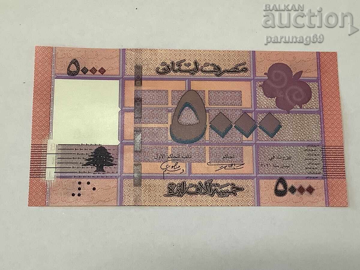 Liban 5000 lire 2021 UNC Liban 5000 lire 2021 UNC