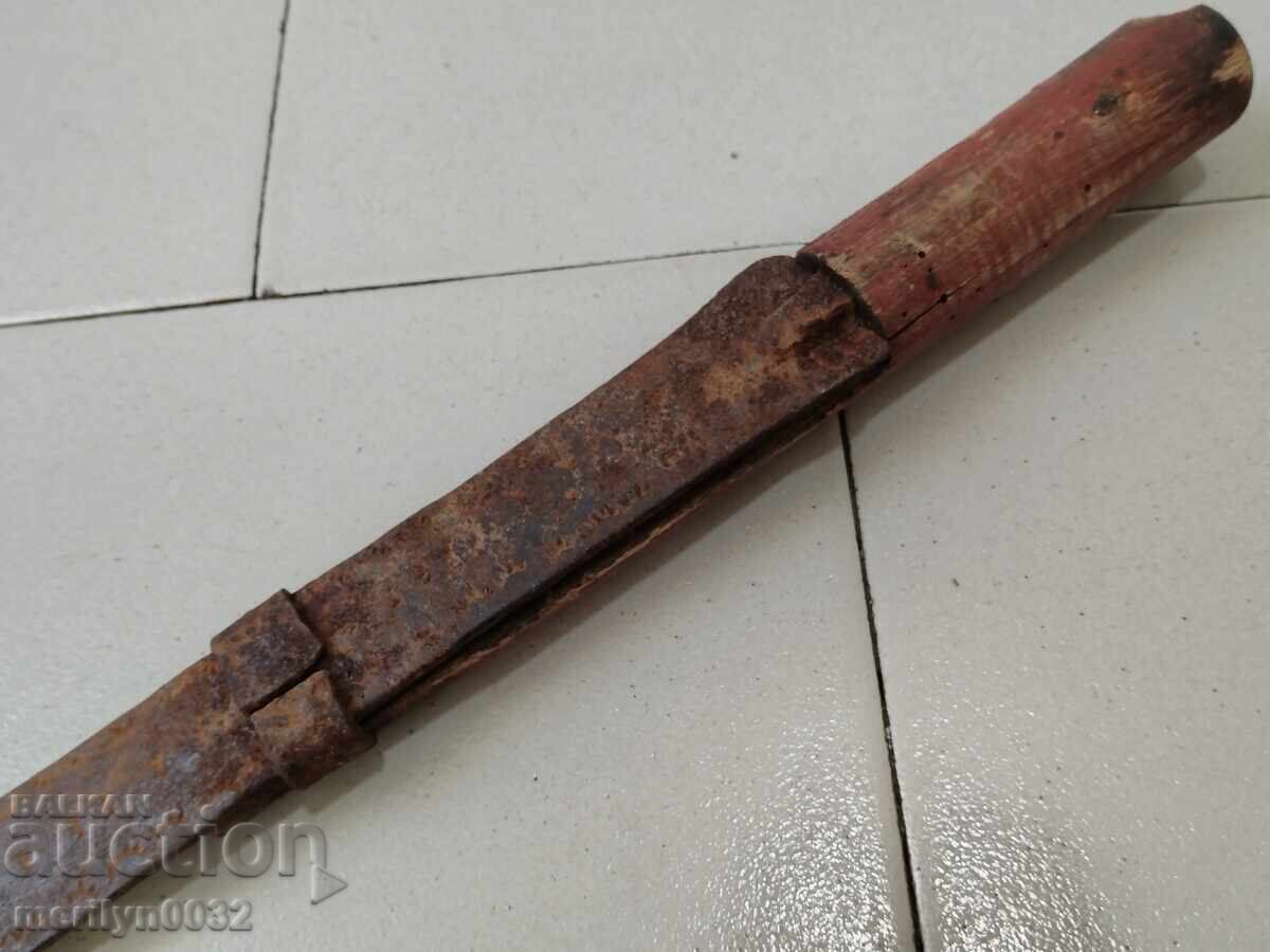 Old blade, tool, hand-forged scythe, cleaver, machete - 6 Old blade, tool, hand-forged scythe, cleaver, machete - 6