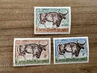 Cambodgia - Protecția animalelor sălbatice (1964) MNH