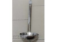 Παλιό κουτάλι από ανοξείδωτο χάλυβα, κουτάλα πρώιμης κοινωνικής, NRB