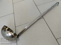 Lingură veche din oțel inoxidabil, polonic Coreea de Nord