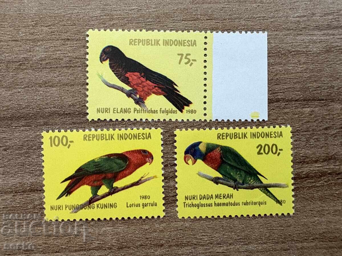 Ινδονησία - Παπαγάλοι (1980) MNH Ινδονησία - Παπαγάλοι (1980) MNH