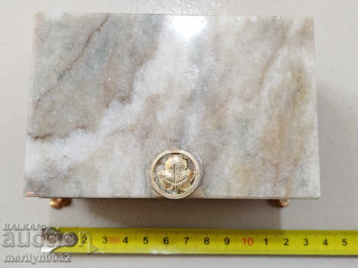 Παράδοση Βουλγαρικό κουτί κοσμημάτων από μάρμαρο ΛΔΒ