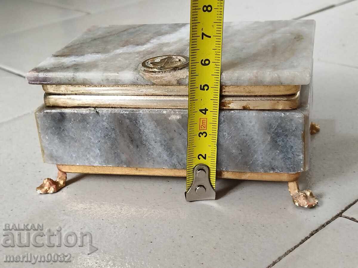 Βουλγαρικό κουτί κοσμημάτων από μάρμαρο ΛΔΒ - 6