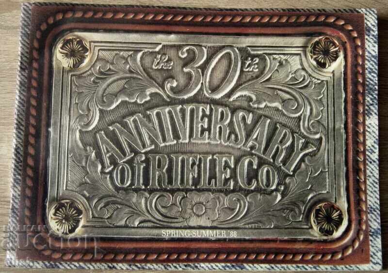 Κατάλογος επετείου 30 χρόνων Rifle & co 1988 Κατάλογος επετείου 30 χρόνων Rifle & co 1988