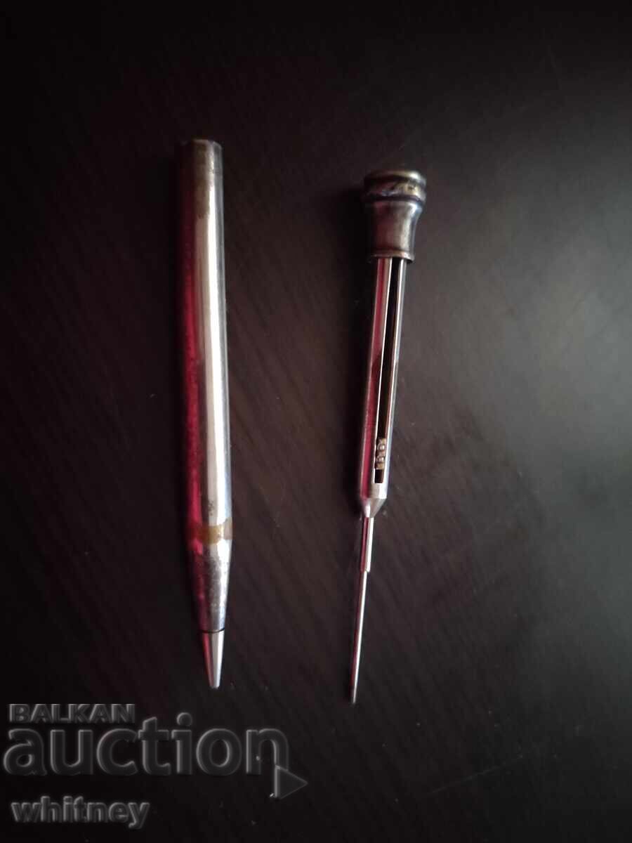 Old silver-plated Eversharp pencil with price 9.99 BGN | € 5.11 Old silver-plated Eversharp pencil with price 9.99 BGN | € 5.11