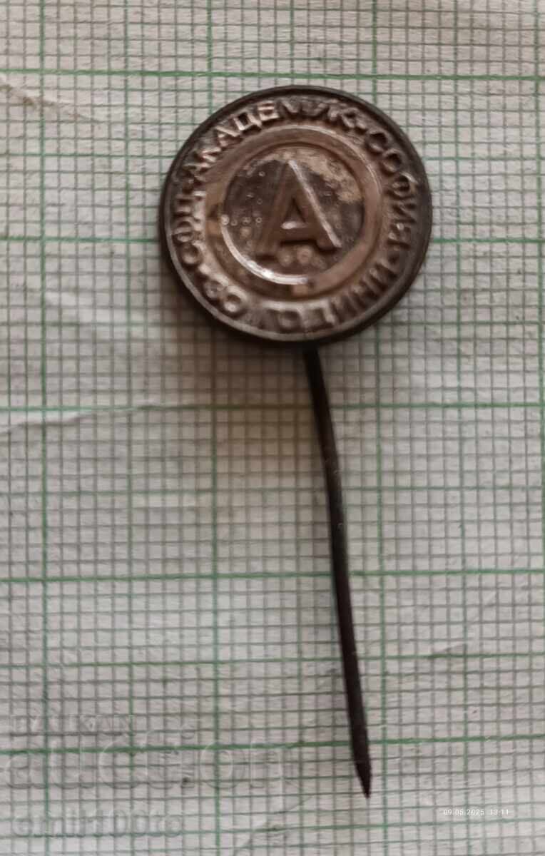 Badge - 30 years SFD Akademik Sofia with price 3.00 BGN | € 1.53