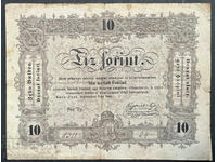 Ungaria 10 Forinți Gulden 1848