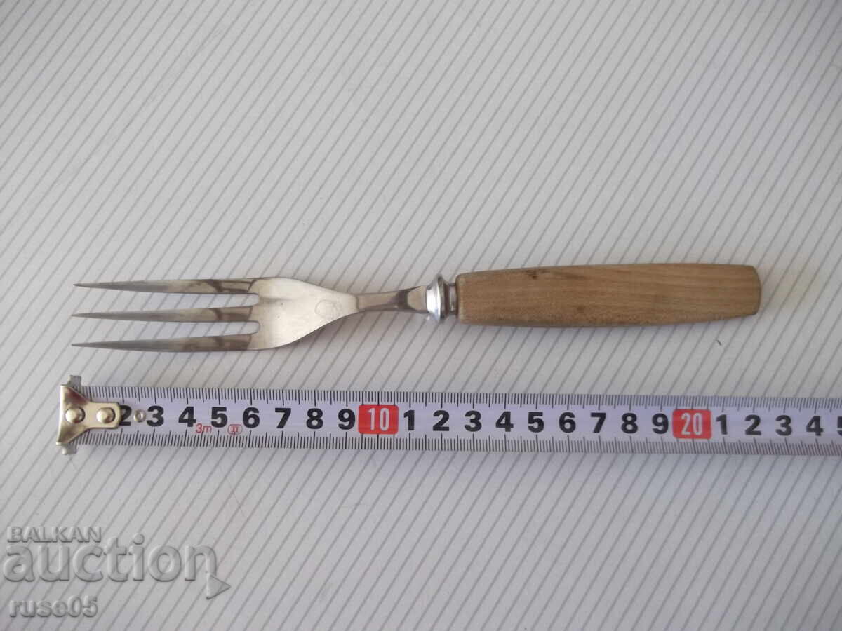 Fork "ROSTFRI SWEDEN" with wooden handle Fork "ROSTFRI SWEDEN" with wooden handle