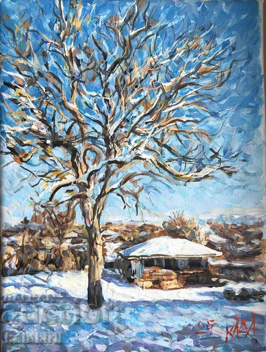 Landscape with nut Landscape with nut