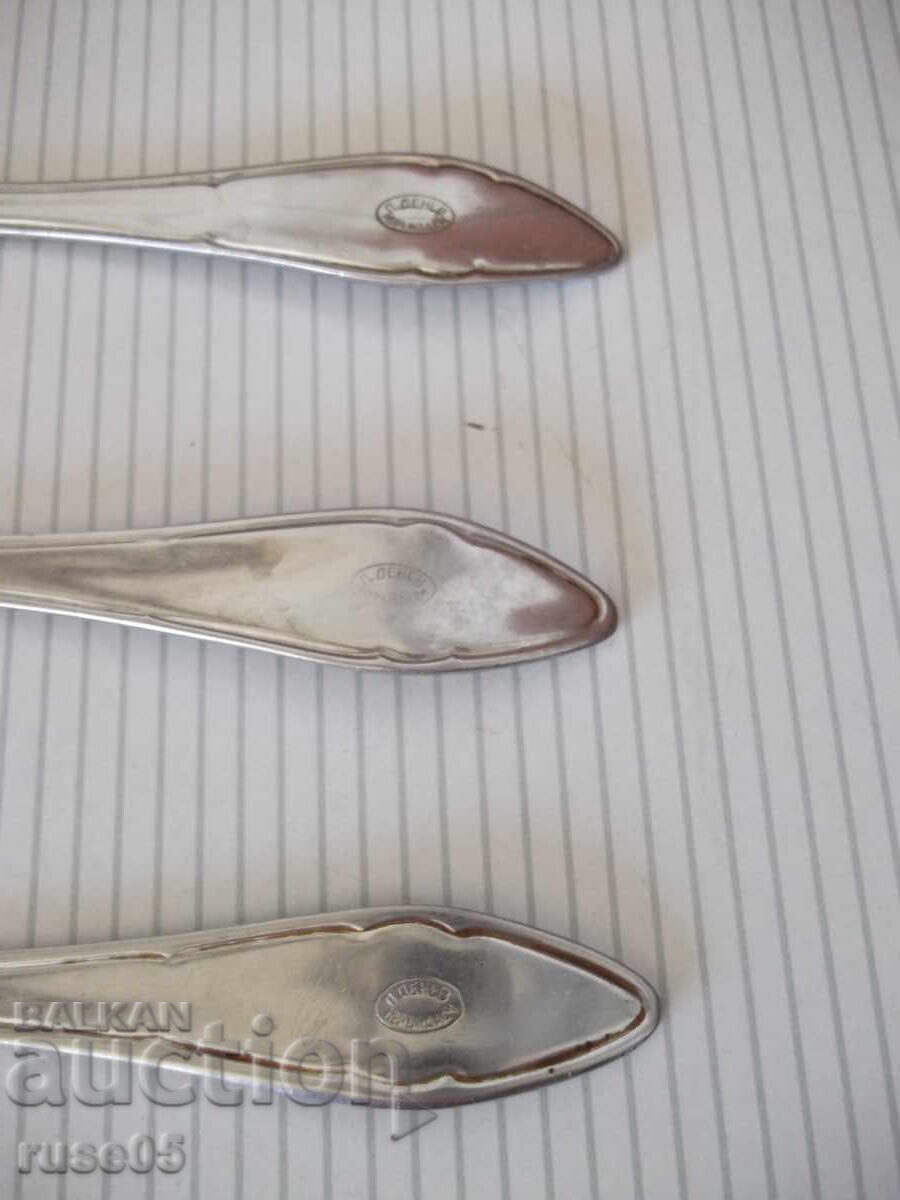 Лот от 3 бр. лъжици от "Завод - П.Денев-Габрово" - 6