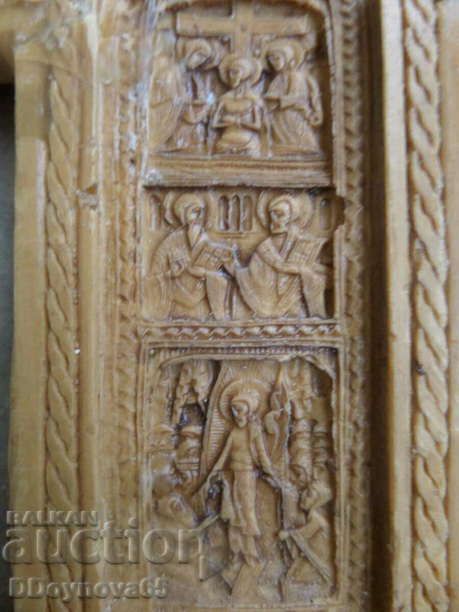 Delivery of Old Orthodox cross, with life scenes Delivery of Old Orthodox cross, with life scenes