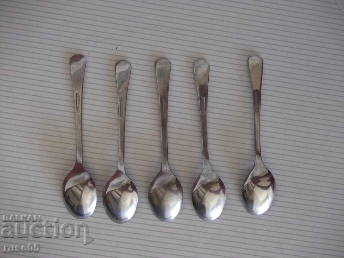 Auction  Lot of 5 spoons "Perla"