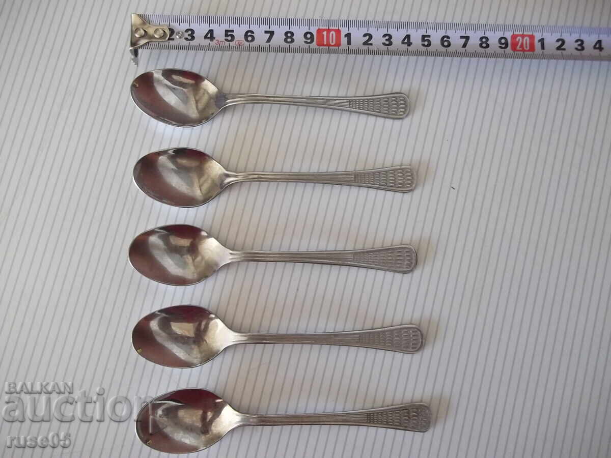 Lot of 5 spoons "Perla"