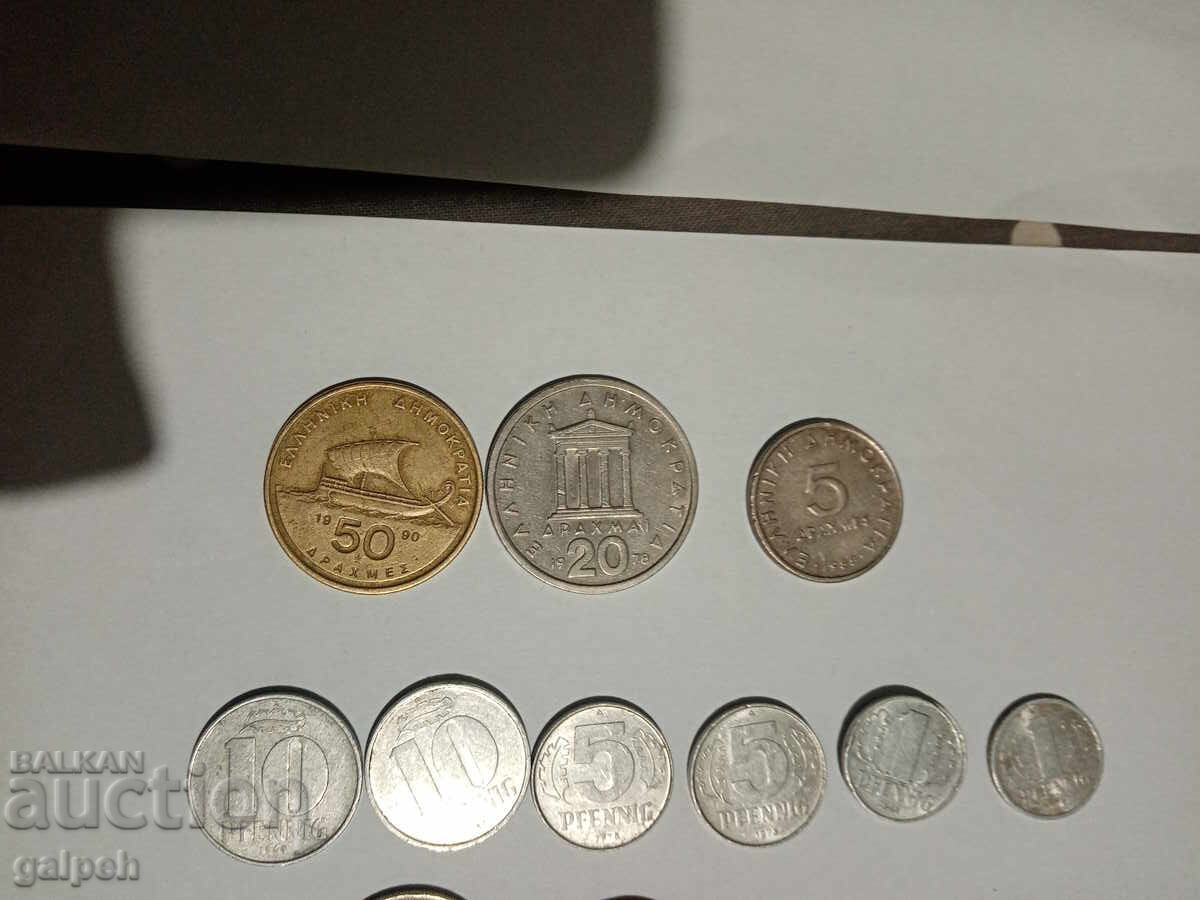 ΝΟΜΙΣΜΑΤΑ - ΜΙΚΤΗ ΠΑΡΤΙΔΑ - 15 τμχ. - 3 lv με τιμή 3.00 BGN | € 1.53