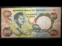 Nigeria 20 Naira 1977 Pick 18c Ref 7557