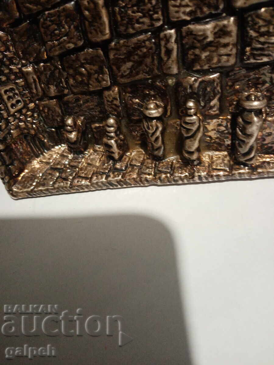 Auction  THE WAILING WALL - JERUSALEM - 12 by 6 cm