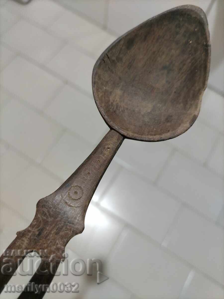 Δημοπρασία Παλιό ξύλινο κουτάλι, το ξύλινο,
