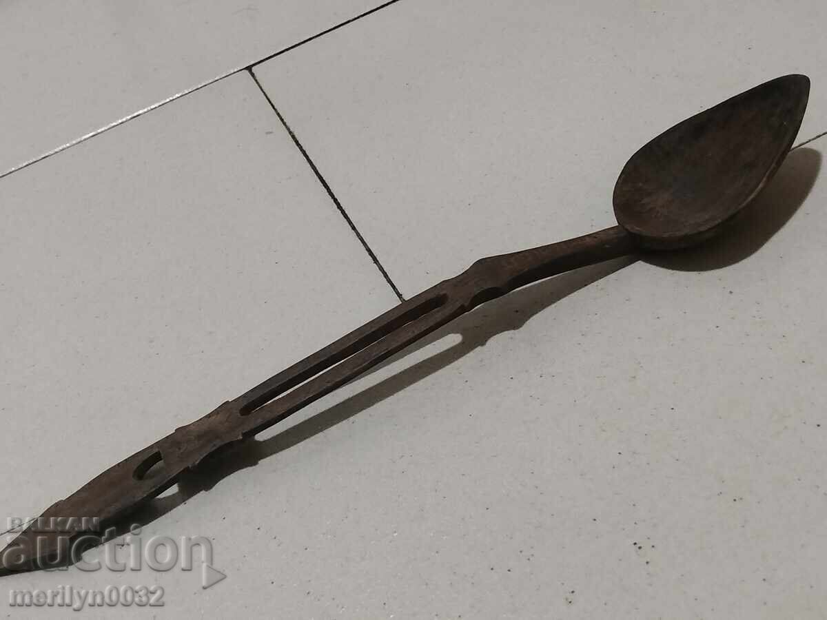 Παλιό ξύλινο κουτάλι, το ξύλινο, - 7