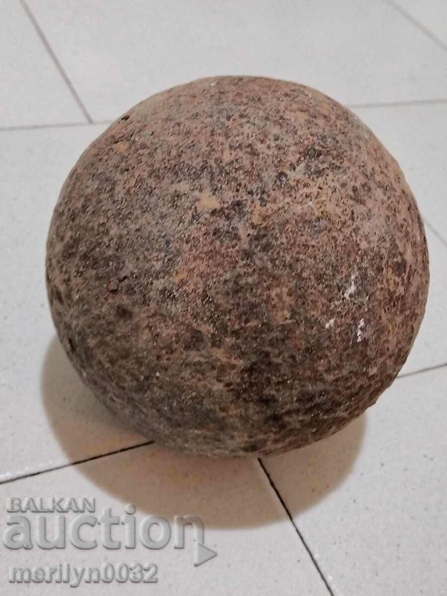 Old cannonball from a cannon, artillery piece, mortar, bombard with price 57.00 BGN | € 29.14
