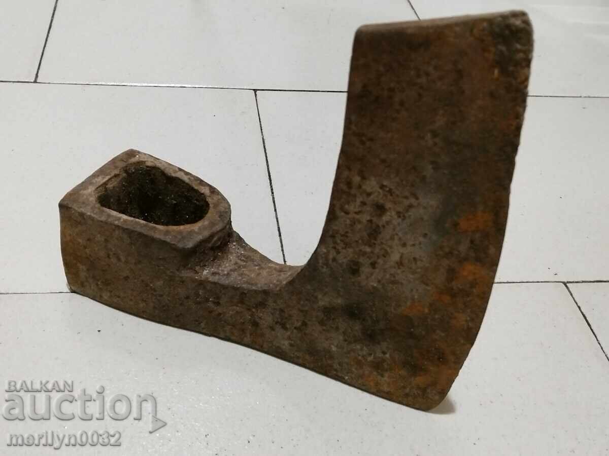 Παλιό τσεκούρι, τσεκούρι, σφυρήλατο σίδερο με λεπίδα σπαθιού - 5 Παλιό τσεκούρι, τσεκούρι, σφυρήλατο σίδερο με λεπίδα σπαθιού - 5